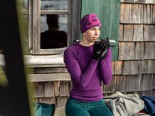 Women's thermal sweatshirts