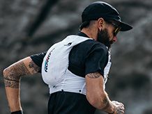 Running vests and backpacks