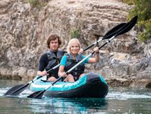 Paddles for kayaks and pontoon boats