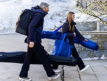 Cross-Country Ski Equipment Transport