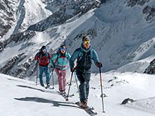 Ski touring sets