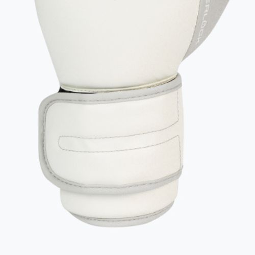 Everlast Powerlock Pu men's boxing gloves white EV2200