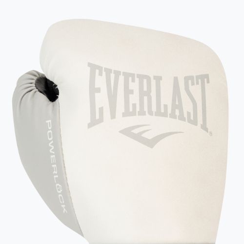 Everlast Powerlock Pu men's boxing gloves white EV2200