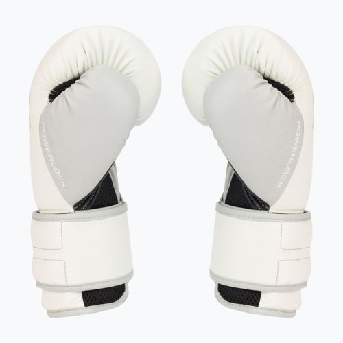 Everlast Powerlock Pu men's boxing gloves white EV2200