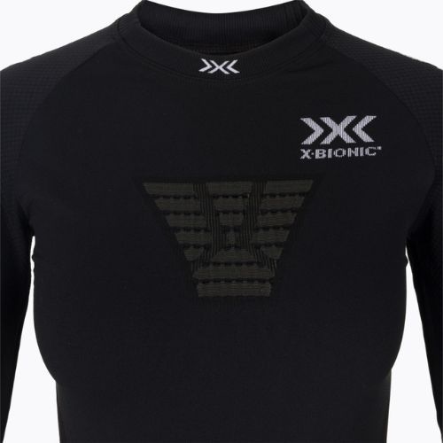 Women's thermal active sweatshirt X-Bionic Invent 4.0 Run Speed black/charcoal