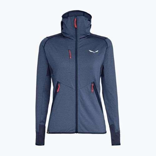 Salewa women's fleece Agner Hybrid PL/DST FZ Hoody navy blue 00-0000027372