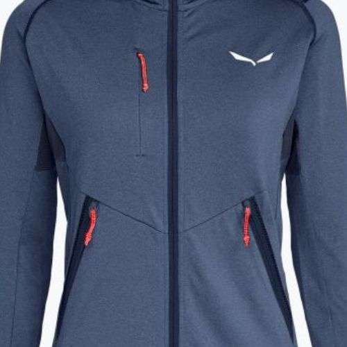 Salewa women's fleece Agner Hybrid PL/DST FZ Hoody navy blue 00-0000027372