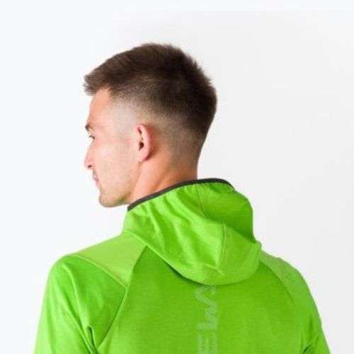 Salewa men's Agner Hybrid PL/DST FZ Hoody fleece sweatshirt green 00-0000027371