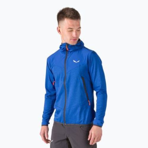Men's Salewa Agner Hybrid PL/DST FZ Hoody fleece sweatshirt blue 00-0000027371