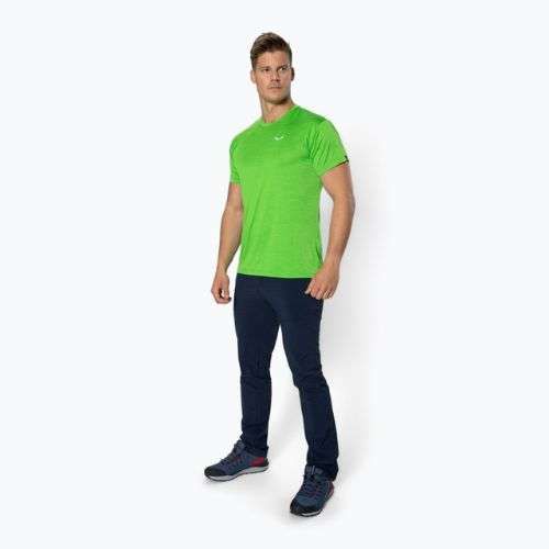 Men's trekking shirt Salewa Puez Melange Dry pale frog melange 00-0000026537