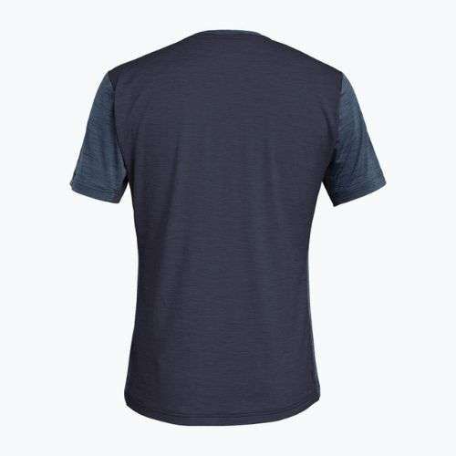 Men's trekking shirt Salewa Puez Hybrid 2 Dry premium navy melange 00-0000027397