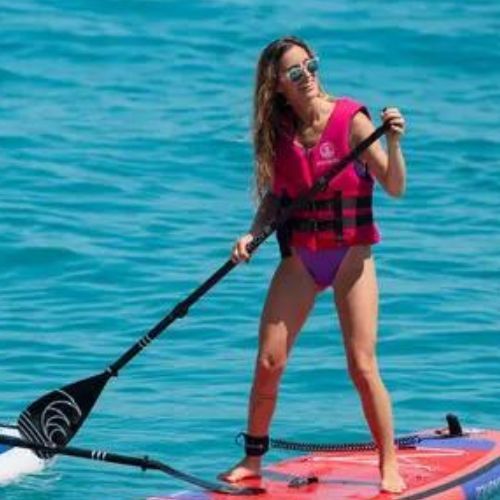 Children's full face mask for snorkelling AQUASTIC blue SMK-01N