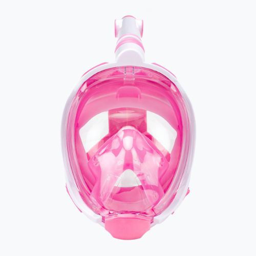 Children's full face mask for snorkelling AQUASTIC pink SMK-01R
