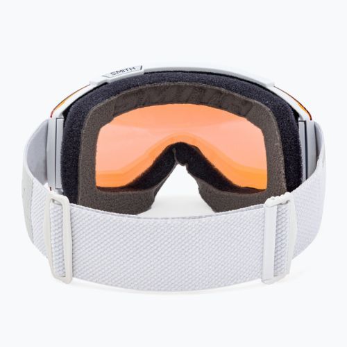 Smith Squad white vapor/chromapop photochromic rose flash ski goggles M00668