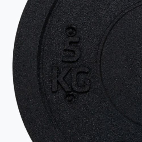 TREXO Olympic bumper weights black TRX-BMP005 5 kg