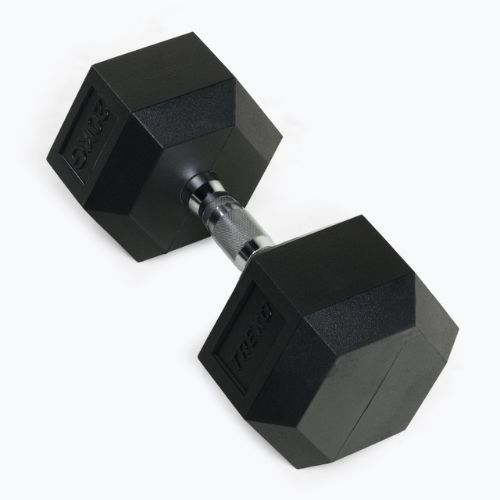 TREXO Hex HXD200 20 kg rubberised dumbbells