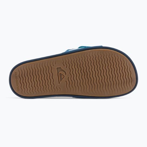 Men's flip-flops Quiksilver Rivi Slide Adjust blue/blue/green