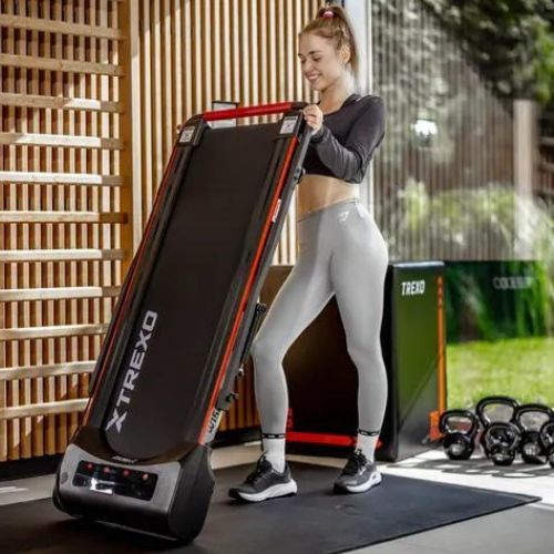 TREXO Walking Pad W150 electric treadmill black