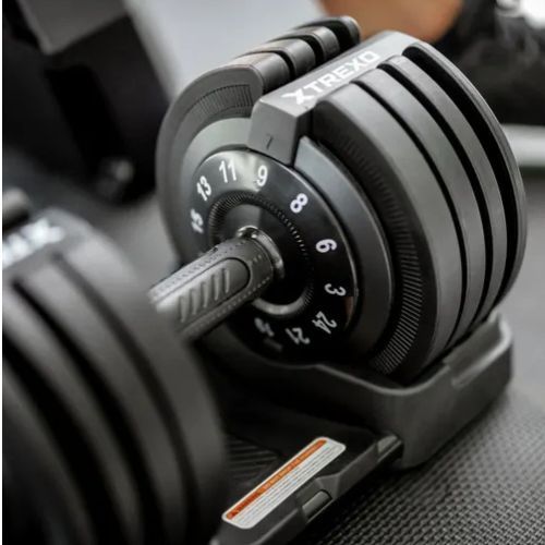 XTREXO adjustable dumbbell TXO-B4W002 24 kg black