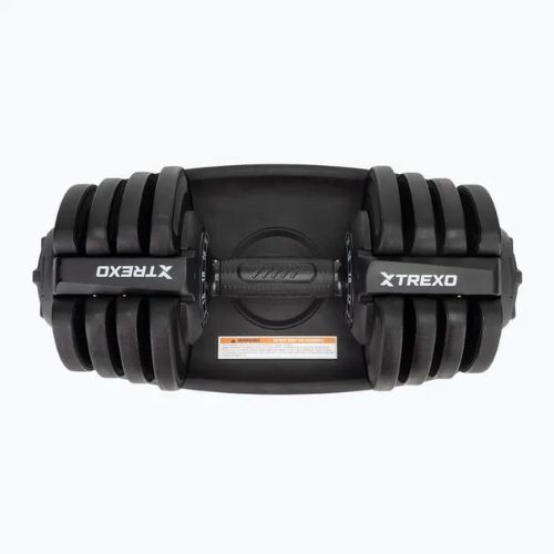 TREXO adjustable dumbbell TXO-B4W003 18 kg black