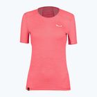 Salewa Puez Graphic 2 Dry women's trekking shirt pink 00-0000027400