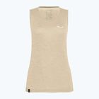 Women's trekking shirt Salewa Puez Graphic Dry Tank beige 00-0000027482