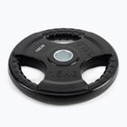 XTREXO black rubberised cast iron weight RW15 15 kg