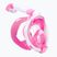 Children's full face mask for snorkelling AQUASTIC pink SMK-01R