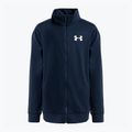 Under Armour Knit children's training tracksuit navy blue 1363290 3