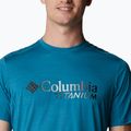 Columbia men's Titan Pass Graphic Tee trekking shirt blue 1991471 4
