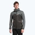 Salewa men's fleece sweatshirt Puez Melange PL FZ Hoody grey 00-0000027386
