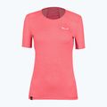 Salewa Puez Graphic 2 Dry women's trekking shirt pink 00-0000027400