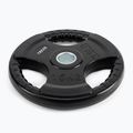 XTREXO black rubberised cast iron weight RW15 15 kg
