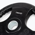 XTREXO black rubberised cast iron weight RW15 15 kg 4