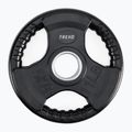 XTREXO black rubberised cast iron weight RW5 5 kg 3