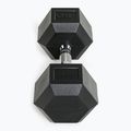 XTREXO Hex HXD150 rubberised dumbbell 15 kg 4