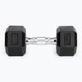 XTREXO Hex HXD75 rubberised dumbbell 7.5 kg 5