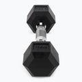 TREXO Hex HXD25 rubberised dumbbell 2.5 kg 3