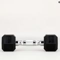 TREXO Hex HXD25 rubberised dumbbell 2.5 kg 11