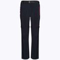 Women's CMP Zip Off trekking trousers black/pink 3T51446/05UG