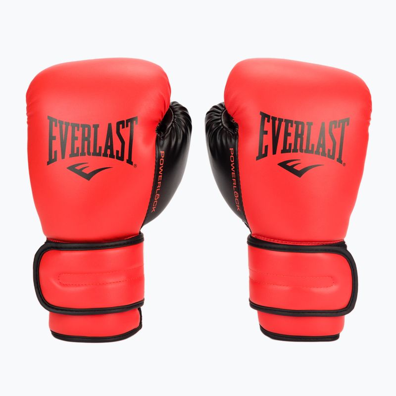 Everlast Powerlock Pu men's boxing gloves red EV2200 2