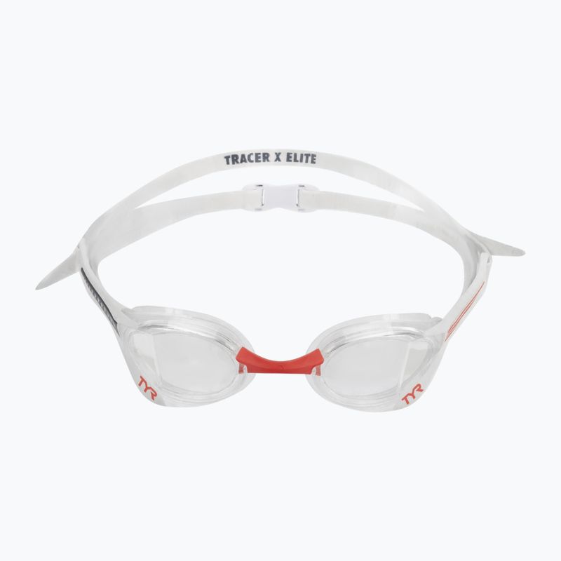 TYR Tracer-X Elite Racing swim goggles clear/red/navy LGTRXEL_642 2