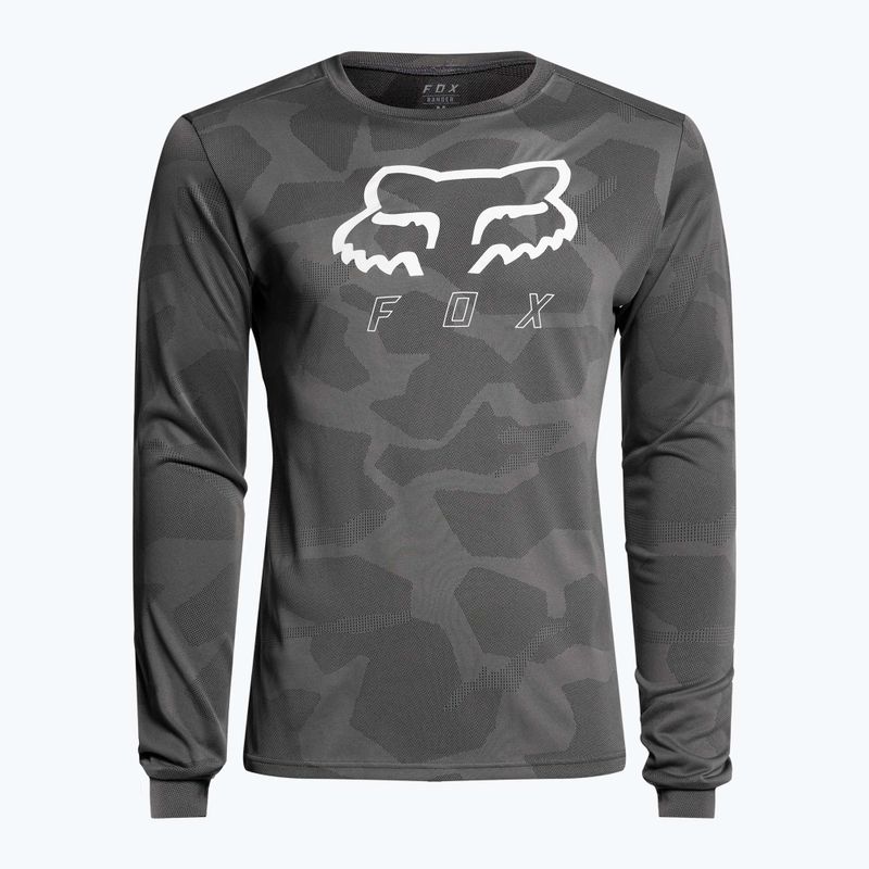 Men's cycling jersey Fox Racing Ranger Tru Dri grey LS 28863