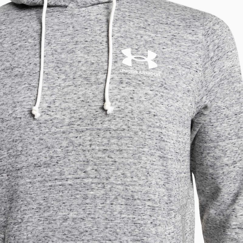 Under Armour men's hoodie Rival Terry LC grey 1370401 3