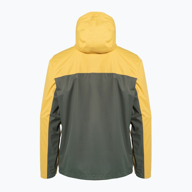 Columbia men's Hikebound rain jacket yellow-green 1988621 7