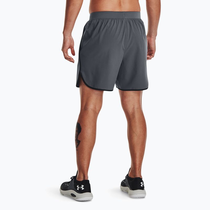 Under Armour Hiit Woven grey men's training shorts 1377027 3