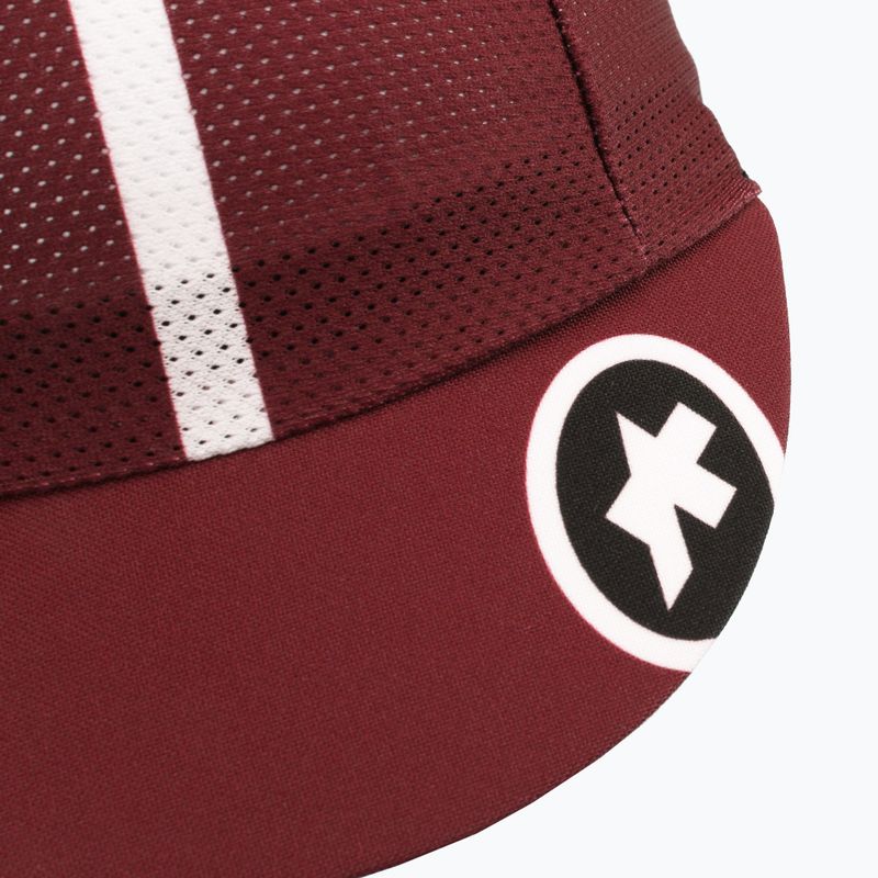 ASSOS Cap cycling under helmet red P13.70.755.4M.OS 6