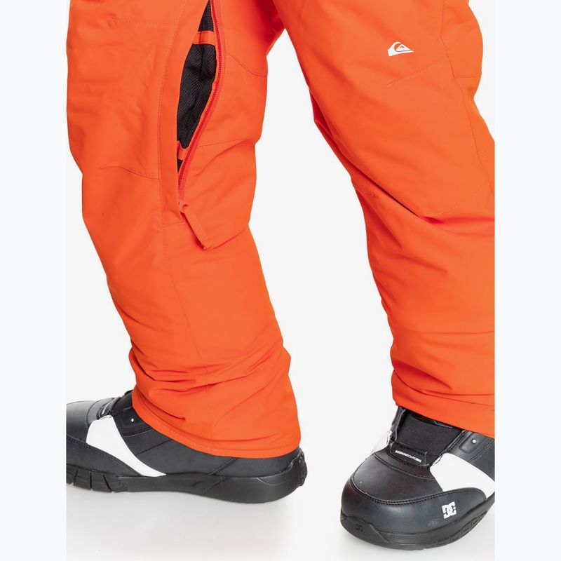 Quiksilver Estate children's snowboard trousers orange EQBTP03033 6