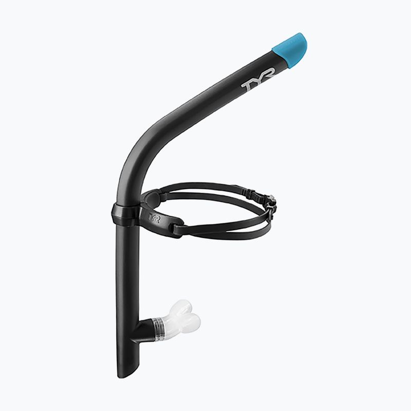 TYR Ultralite Snorkel 2.0 black-blue swim face tube LSNRKL_001 4