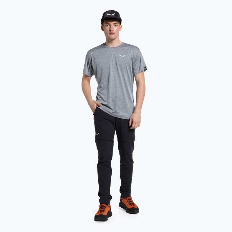 Salewa men's trekking shirt Puez Melange Dry grey 00-0000026537 2